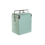 Portable Fridge Home ESPRIT Green PVC Metal Steel polypropylene 17 L 32 x 24 x 43 cm
