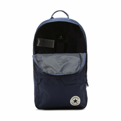 Converse Core Poly Backpack 10003329-A02 - Blue Urban Laptop Backpack 16L