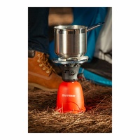 Butsir Natura Portable Camping Gas Stove 14x22cm - 1250W Lightweight with Piezo Ignition