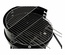 DKD Home Decor Portable Charcoal Barbecue with Wheels - Compact BBQ Grill 59x49.5x82cm - Black Steel Mobile Garden Grill