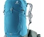 Deuter Trail Pro 33L Hiking Backpack - Blue/Green - Premium Multi-Day Trekking Pack with Airstripes Technology