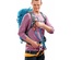 Deuter Trail Pro 33L Hiking Backpack - Blue/Green - Premium Multi-Day Trekking Pack with Airstripes Technology