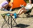 Cafolby Folding Camping Table with Cover - Ultra-Lightweight 48x48cm Textile Table