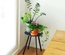 Pro Garden Metalen Tafel 40x49 cm Mat Donkergrijs