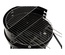 DKD Home Decor Portable Charcoal Barbecue with Wheels - Compact BBQ Grill 59x49.5x82cm - Black Steel Mobile Garden Grill