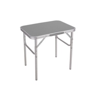 Marbueno Folding Camping Table 60x25x45cm - Lightweight Aluminum Portable Table with Adjustable Height & Carry Handle