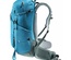 Deuter Trail Pro 33L Hiking Backpack - Blue/Green - Premium Multi-Day Trekking Pack with Airstripes Technology
