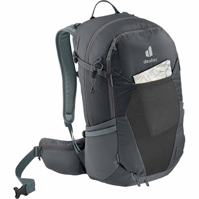 Deuter Futura 27L Hiking Backpack - Grey - Premium Day Pack with Aircomfort Ventilation System