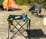 Cafolby Folding Camping Table with Cover - Ultra-Lightweight 48x48cm Textile Table