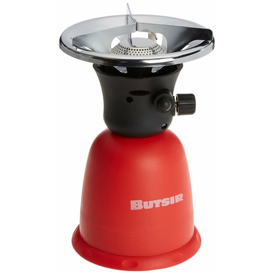Butsir Natura Portable Camping Gas Stove 14x22cm - 1250W Lightweight with Piezo Ignition