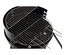DKD Home Decor Portable Charcoal Barbecue with Wheels - Compact BBQ Grill 59x49.5x82cm - Black Steel Mobile Garden Grill